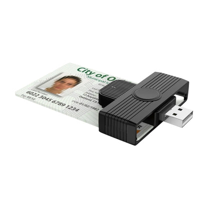 Rocketek CR318 USB 2.0 Smart Card / SIM / ID / CAC Card Reader -  by ROCKETEK | Online Shopping UK | buy2fix