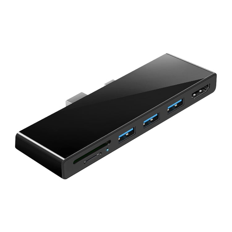 Rocketek SH768 6 in 1 USB 3.0 / HDMI / SD / TF HUB Adapter for Surface Pro 4 - USB 3.0 HUB by ROCKETEK | Online Shopping UK | buy2fix