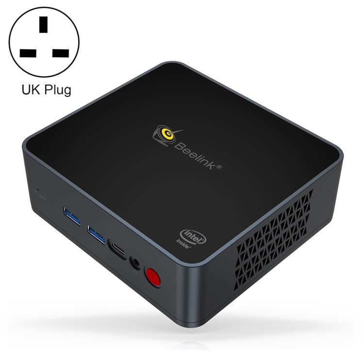 Beelink GK55 Windows 11 Mini PC, 8GB+256GB, Intel Gemini Lake J4125, Support Bluetooth / HDMI / WiFi / RJ45, UK Plug -  by Beelink | Online Shopping UK | buy2fix