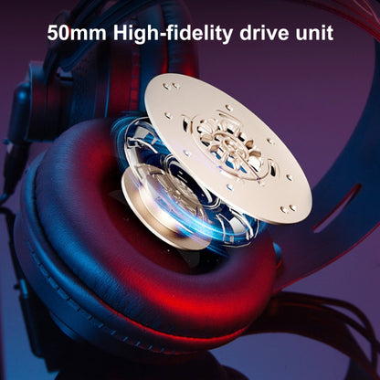Yanmai D68 Recording Monitor Headphone (Black Blue) - Multimedia Headset by Yanmai | Online Shopping UK | buy2fix