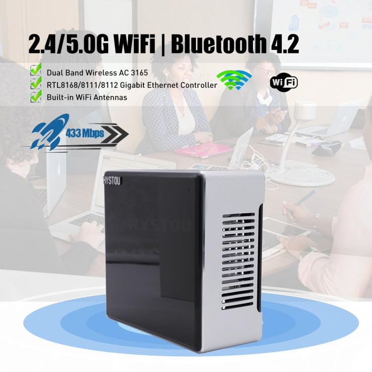 HYSTOU M5 Windows 7/8/10 / WES7/10/Linux System Mini PC, Intel Core i5-1135G7 Quad Core 8 Threads up to 4.2GHz, 32GB RAM+1TB SSD, AU Plug - Windows Mini PCs by HYSTOU | Online Shopping UK | buy2fix