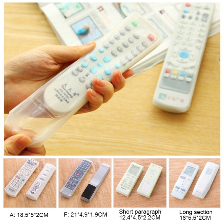 5 PCS Long Design Air Conditioning Remote Control Silicone Protective Cover, Size: 16*5.5*2cm - Consumer Electronics by buy2fix | Online Shopping UK | buy2fix