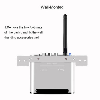 Measy AV220 2.4GHz Wireless Audio / Video Transmitter and Receiver, Transmission Distance: 200m, EU Plug - Consumer Electronics by Measy | Online Shopping UK | buy2fix