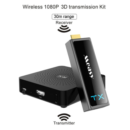 Measy W2H Mini2 60GHz Full HD 1080P Wireless 3D Transmission Kit, Transmission Distance: 30m, AU Plug - Set Top Box & Accessories by Measy | Online Shopping UK | buy2fix