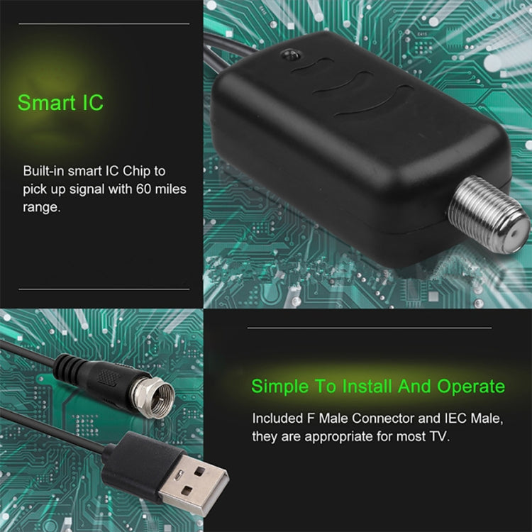 USB Connector Signal Booster Amplifier + IEC Converter Head - Consumer Electronics by buy2fix | Online Shopping UK | buy2fix