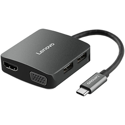 Lenovo C06 6 In 1 Type-C / USB-C to HDMI / VGA Universal Converter Docking Station - Cable & Adapters by Lenovo | Online Shopping UK | buy2fix