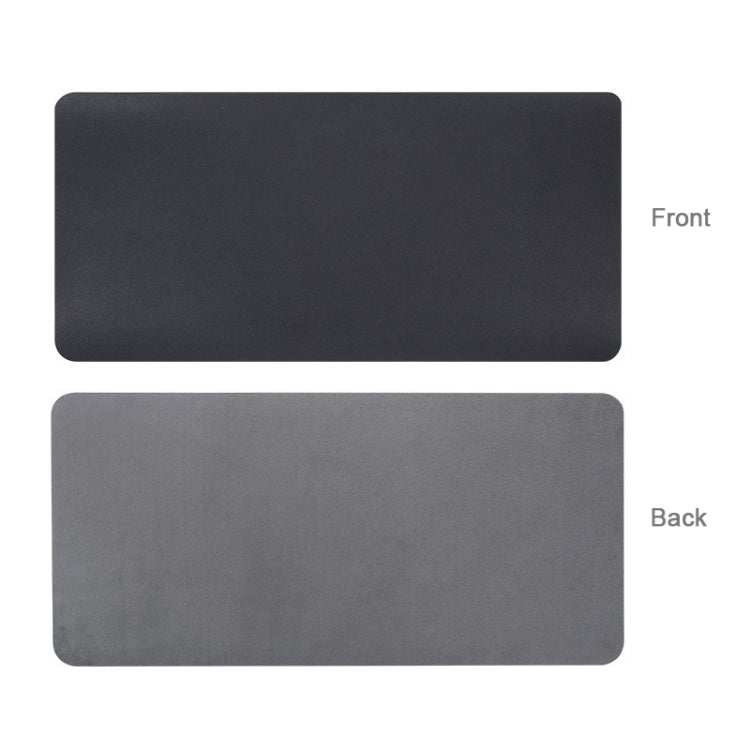 BUBM Multifunction Super Large Non-slip PU Leather Single-sided Mouse Pad Office Desk Mat, Size: 60 x 30cm(Black) - Computer & Networking by BUBM | Online Shopping UK | buy2fix