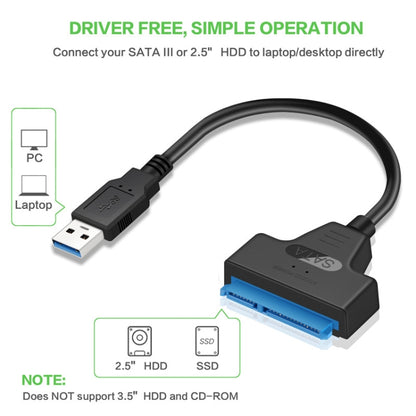 Professional SATA to USB 3.0 Cable Adapter 2.5 inch SSD Hard Drive Expanding Connector -  by buy2fix | Online Shopping UK | buy2fix