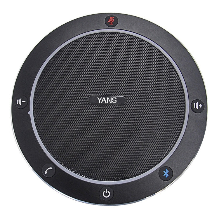 YANS YS-M61Y Video Conference Bluetooth Omnidirectional Microphone(Black) - Microphone by YANS | Online Shopping UK | buy2fix