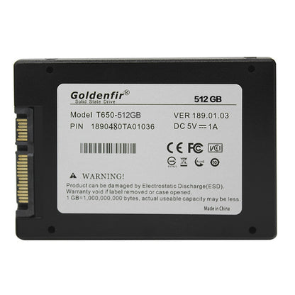 Goldenfir 2.5 inch SATA Solid State Drive, Flash Architecture: MLC, Capacity: 512GB - Computer & Networking by Goldenfir | Online Shopping UK | buy2fix