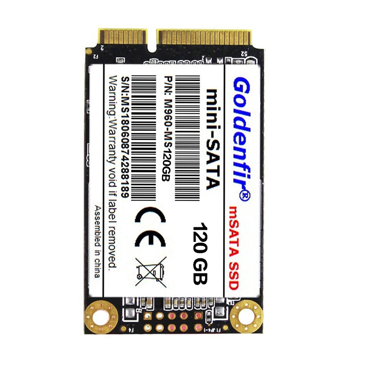 Goldenfir 1.8 inch Mini SATA Solid State Drive, Flash Architecture: TLC, Capacity: 120GB - Computer & Networking by Goldenfir | Online Shopping UK | buy2fix