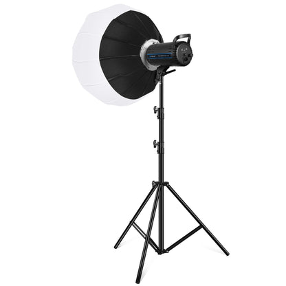 PULUZ 150W 5600K Studio Video Light + 2.8m Light Holder + 65cm Foldable Lantern Softbox Photography Kit(AU Plug) - Camera Accessories by PULUZ | Online Shopping UK | buy2fix