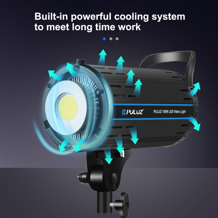 PULUZ 150W 5600K Studio Video Light + 2.8m Light Holder + 65cm Foldable Lantern Softbox Photography Kit(AU Plug) - Camera Accessories by PULUZ | Online Shopping UK | buy2fix