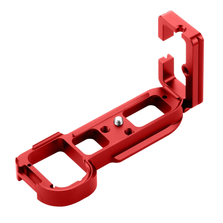 PULUZ 1/4 inch Vertical Shoot Quick Release L Plate Bracket Base Holder for Sony A7R / A7 / A7S(Red) - Camera Accessories by PULUZ | Online Shopping UK | buy2fix