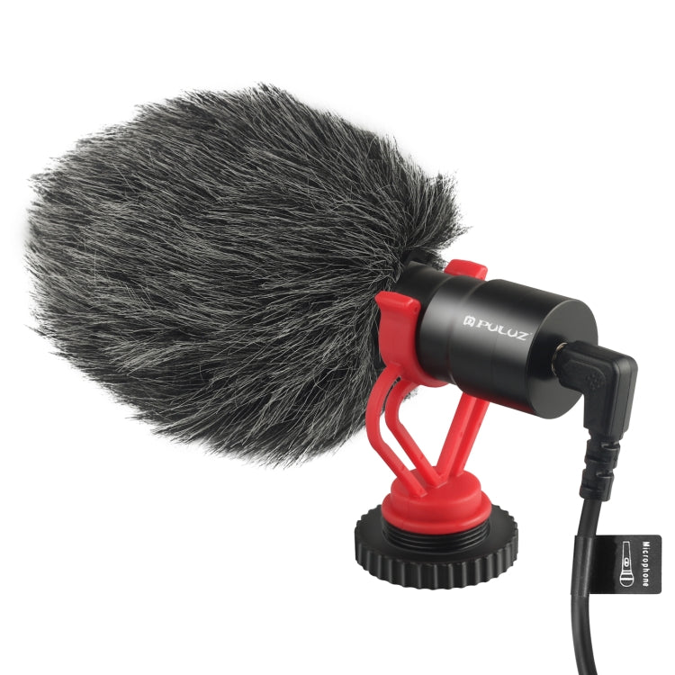 PULUZ Professional Interview Condenser Video Shotgun Microphone with 3.5mm Audio Cable for DSLR & DV Camcorder - Consumer Electronics by PULUZ | Online Shopping UK | buy2fix