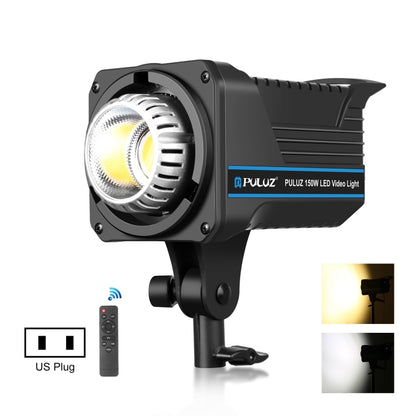 PULUZ 220V 120W Studio Video Light Dual Color Temperature Built-in Dissipate Heat System with Remote Control(US Plug) - Shoe Mount Flashes by PULUZ | Online Shopping UK | buy2fix