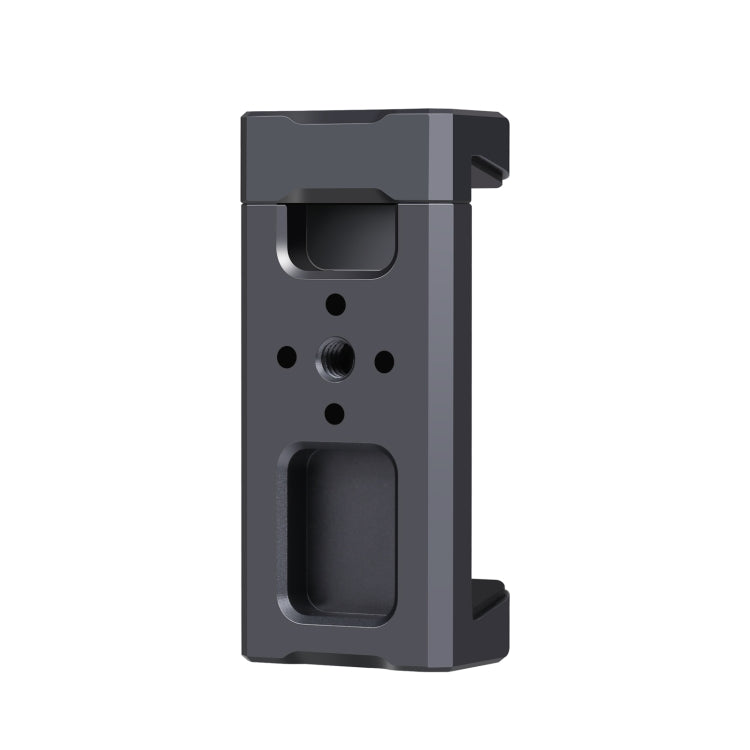PULUZ Cold Shoes Aluminum Alloy Phone Clamp Holder Bracket(Black) - Desktop Holder by PULUZ | Online Shopping UK | buy2fix