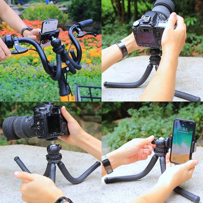 PULUZ Mini Octopus Flexible Tripod Holder with Ball Head for SLR Cameras, GoPro, Cellphone, Size:30cmx5cm - Portable Mini Tripod by PULUZ | Online Shopping UK | buy2fix