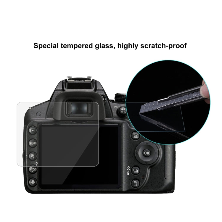 PULUZ 2.5D 9H Tempered Glass Film for Nikon D3200, Compatible with D3100 /  D3300 / D3400 / AW130S / W300, Canon SX410 / SX400 / SX430 / SX510 / SX500 / SX530 / SX170, Pentax K50 / K30 / K5 / K7 / K-01 / Samsung WB10 - Camera Accessories by PULUZ | Online Shopping UK | buy2fix