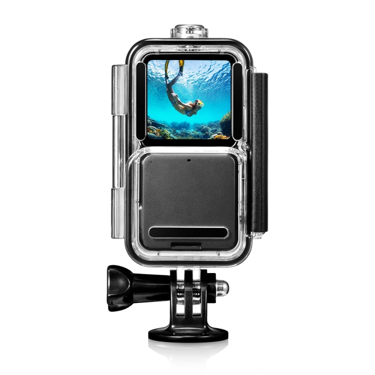 PULUZ 60m Waterproof Housing Diving Case for DJI Action 2 Camera Unit / Action 2 Power Combo / Action 2 Dual-Screen Combo(Transparent) - Case & Bags by PULUZ | Online Shopping UK | buy2fix