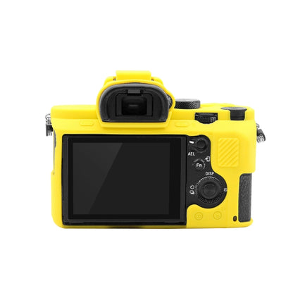 PULUZ Soft Silicone Protective Case for Sony ILCE-7MII / 7SMII / 7RMII(Yellow) - Camera Accessories by PULUZ | Online Shopping UK | buy2fix