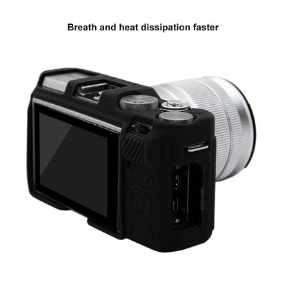 PULUZ Soft Silicone Protective Case for FUJIFILM X-A3 / X-A10(Black) - Camera Accessories by PULUZ | Online Shopping UK | buy2fix