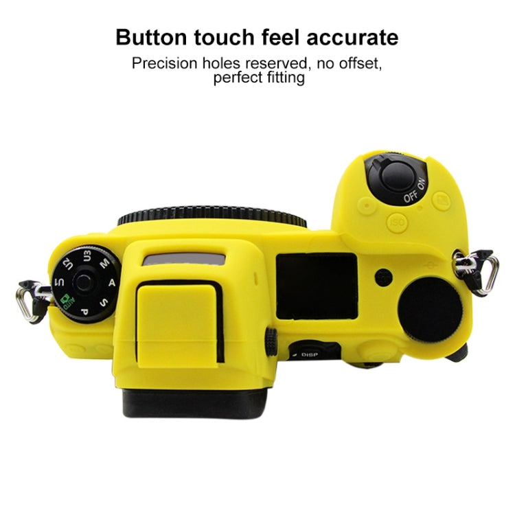 PULUZ Soft Silicone Protective Case for Nikon Z6 / Z7(Yellow) - Camera Accessories by PULUZ | Online Shopping UK | buy2fix