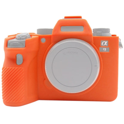 PULUZ Soft Silicone Protective Case for Sony ILCE-9M2/ Alpha 9 II / A92(Orange) - Protective Case by PULUZ | Online Shopping UK | buy2fix