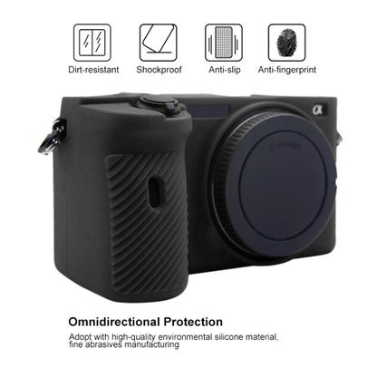 PULUZ Soft Silicone Protective Case for Sony A6600 / ILCE-6600 (Black) - Camera Accessories by buy2fix | Online Shopping UK | buy2fix