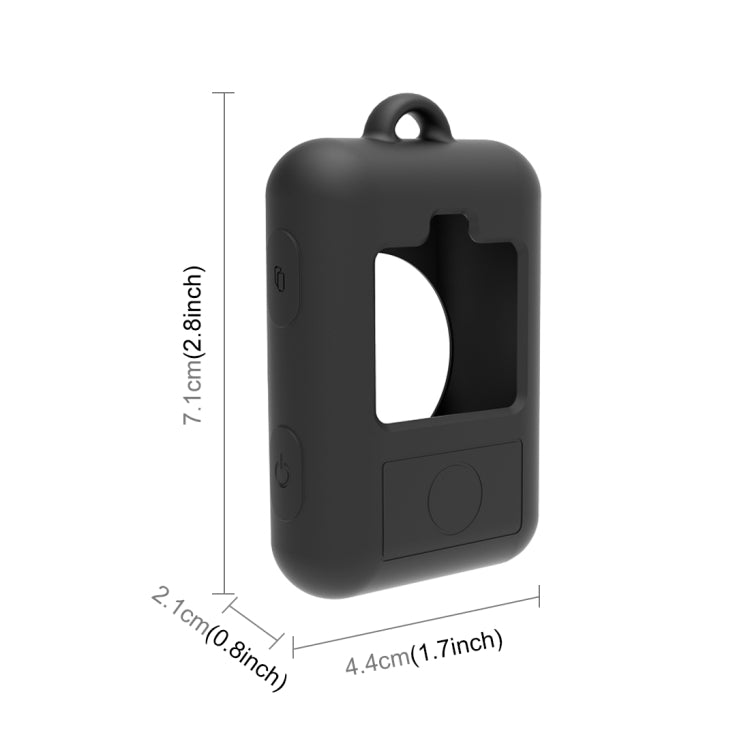 PULUZ Silicone Protective Case for Insta360 One X / X2 / X3 / RS Remote Control(Black) - DJI & GoPro Accessories by PULUZ | Online Shopping UK | buy2fix