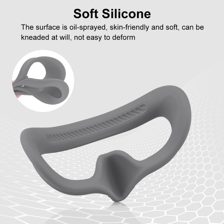 For DJI Avata Goggles 2 PULUZ Flying Eye Mask Silicone Protective Case (Grey) - DJI & GoPro Accessories by PULUZ | Online Shopping UK | buy2fix