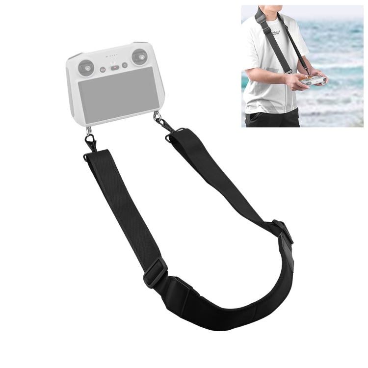 PULUZ Neck Lanyard Strap for DJI Mini 3 Pro / Air 2S / Air 2 / Mavic 2 Screen Remote Control (Black) - Others by PULUZ | Online Shopping UK | buy2fix