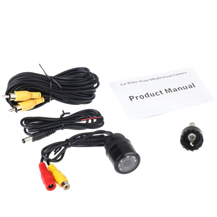 E325 LED Sensor Car Rear View Camera, Support Color Lens / 120 Degree Viewable / Waterproof & Night Sensor Function, Diameter: 30mm(Black) - In Car by buy2fix | Online Shopping UK | buy2fix