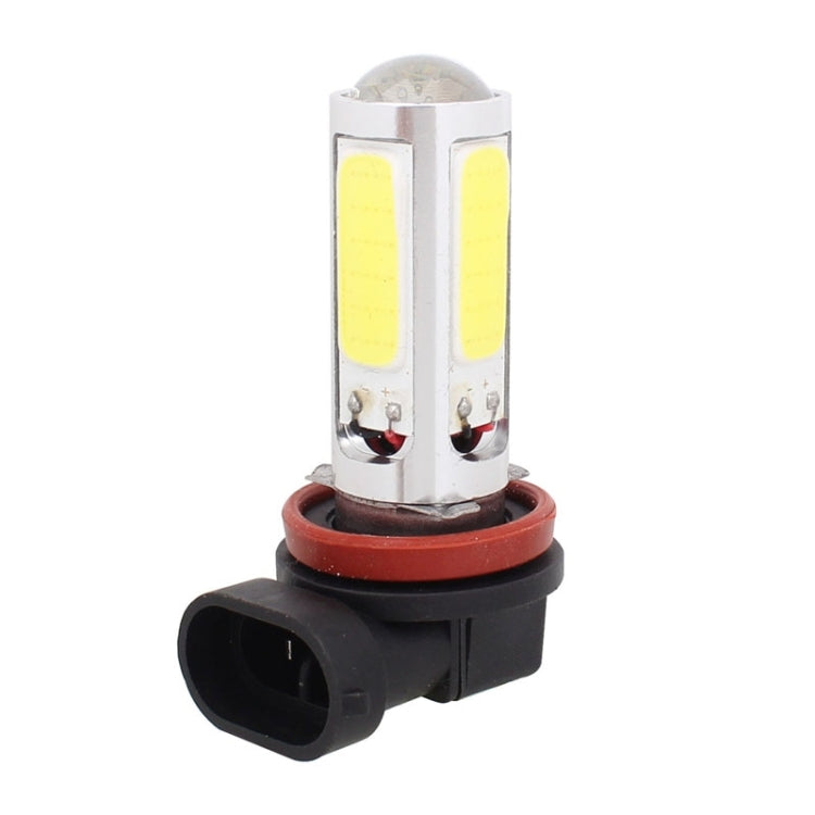 2PCS H11 1250LM 20W + 5W 5 x COB LED White Light Car Front Fog Lamp Bulb, DC 12V - In Car by buy2fix | Online Shopping UK | buy2fix