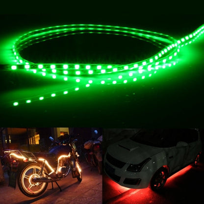 5 PCS Flow Style 45 LED 3528 SMD Waterproof Flexible Car Strip Light for Car Decoration, DC 12V, Length: 45cm - In Car by buy2fix | Online Shopping UK | buy2fix