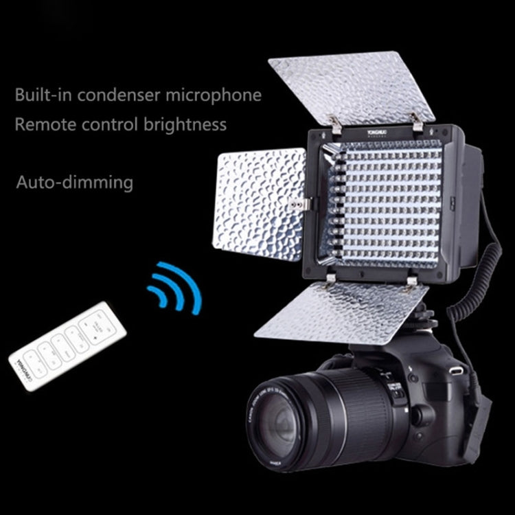 YONGNUO YN-160 II LED Video Light with Luminance Remote Control for Canon Nikon DSLR Camera -  by YONGNUO | Online Shopping UK | buy2fix