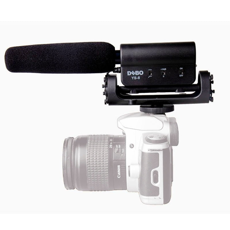 DEBO YS-8 Professional Photography Interview Dedicated Microphone for DSLR & DV Camcorder - Camera Microphone by DEBO | Online Shopping UK | buy2fix