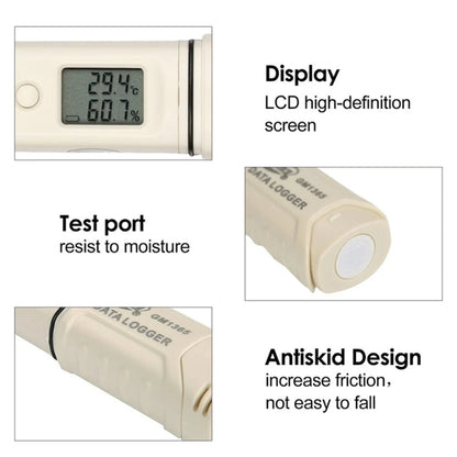 BENETECH GM1365 Digital Humidity & Temperature Data Logger - Thermostat & Thermometer by BENETECH | Online Shopping UK | buy2fix