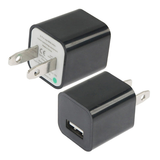 US Plug USB Charger(Black) - Apple Accessories by buy2fix | Online Shopping UK | buy2fix