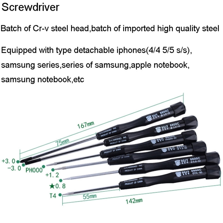 BEST BST-112 22 in 1 Profession Multi-purpose Repair Tool Set for Mobile Phone / Laptop Computer - Tool Kits by BEST | Online Shopping UK | buy2fix