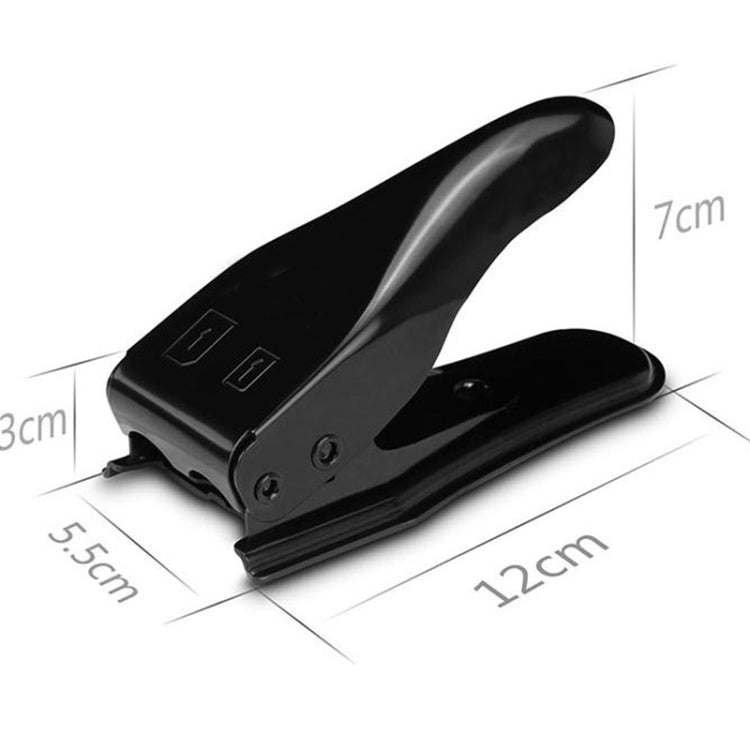 Dual Nano Sim Cutter for iPhone / Samsung / Huawei / Xiaomi  (With Nano SIM to Micro SIM Card Adapter + Nano SIM to Standard SIM Card Adapter + Micro SIM to Standard SIM Card Adapter + Sim Card Tray Holder Eject Pin Key Tool)(Black) - SIM Card Tool by buy2fix | Online Shopping UK | buy2fix