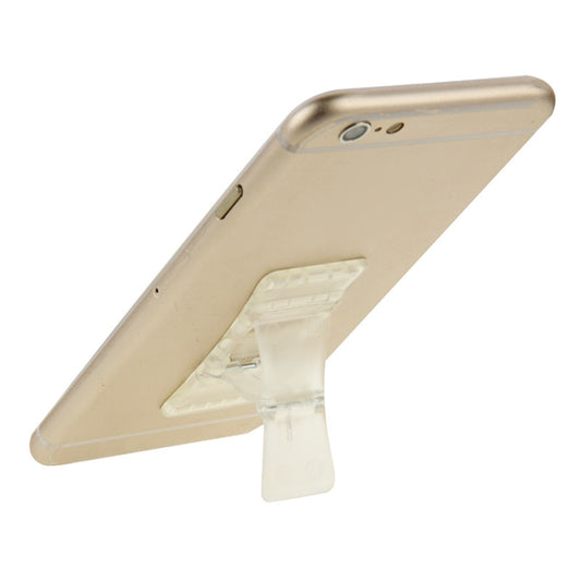 Universal Multi-function Foldable Holder Grip Mini Phone Stand, for iPhone, Galaxy, Sony, HTC, Huawei, Xiaomi, Lenovo and other Smartphones(Transparent) - Ring Holder by buy2fix | Online Shopping UK | buy2fix