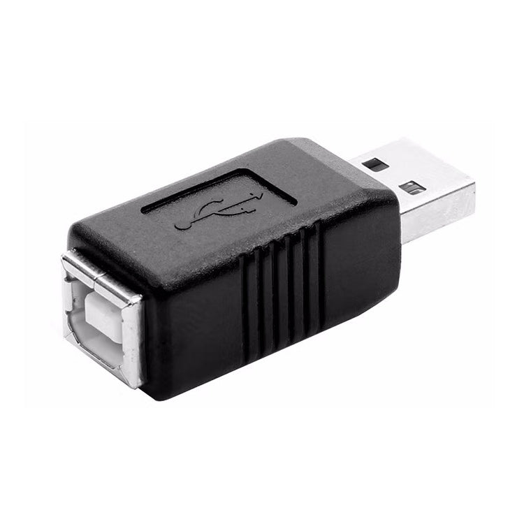 USB 2.0 AM to BF Printer Adapter Converter(Black) -  by buy2fix | Online Shopping UK | buy2fix