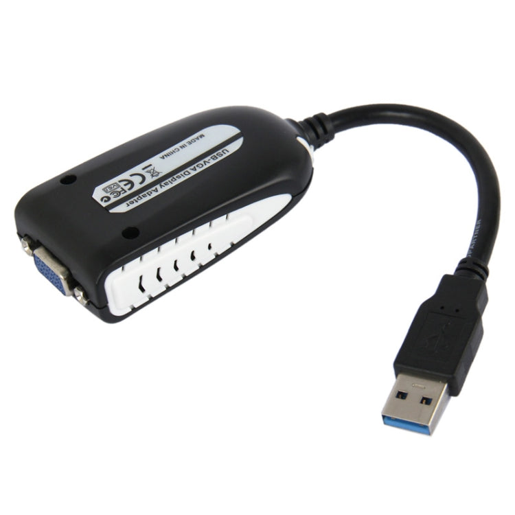 USB 3.0 to VGA Display Adapter, Resolution: 1920 x 1080(Black) - Cable by buy2fix | Online Shopping UK | buy2fix