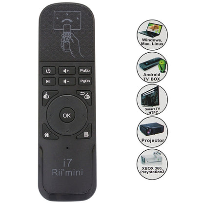 Rii i7 Mini Wireless Air Mouse Keyboard Remote for HTPC / Android TV Box / Xbox360 - MINI PC Accessories & Gadgets by buy2fix | Online Shopping UK | buy2fix