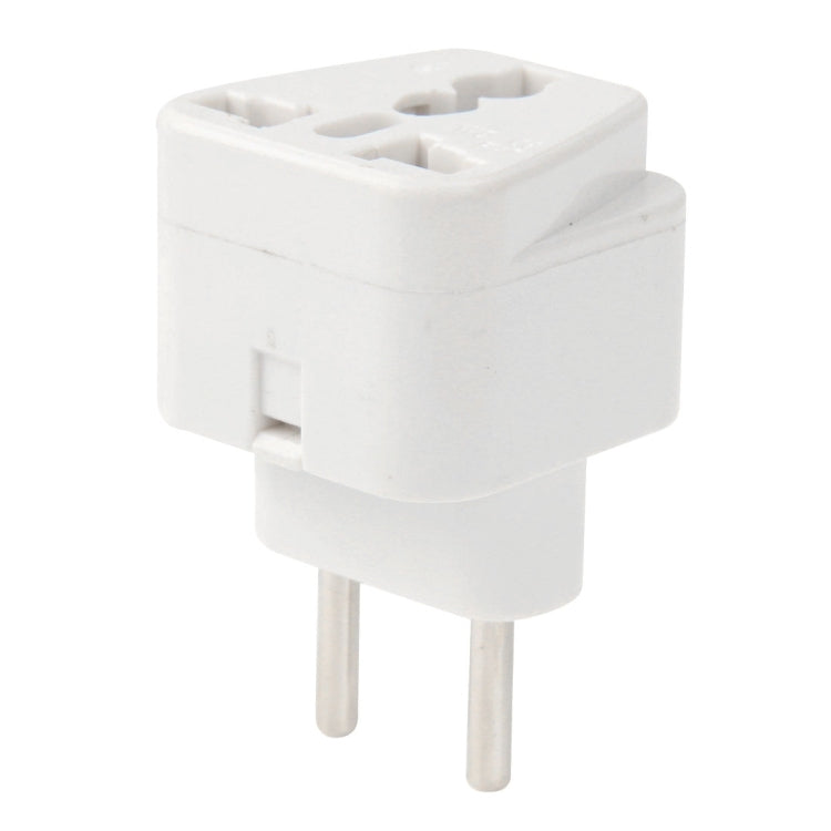 EU Plug Adapter Power Socket Travel Converter(White) - Consumer Electronics by buy2fix | Online Shopping UK | buy2fix