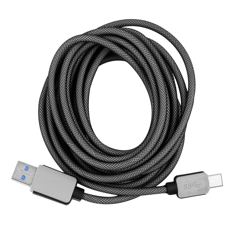 3m Woven Style 2A USB-C / Type-C 3.1 Male to USB 3.0 Male Data / Charger Cable - USB-C & Type-C Cable by buy2fix | Online Shopping UK | buy2fix