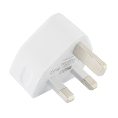 UK Plug 5V 2.1A Dual Port USB Charge Adapter for Galaxy Note III / N9000 / N7100 / i9500 / i9300 and Other Devices(White) - Mobile Accessories by buy2fix | Online Shopping UK | buy2fix