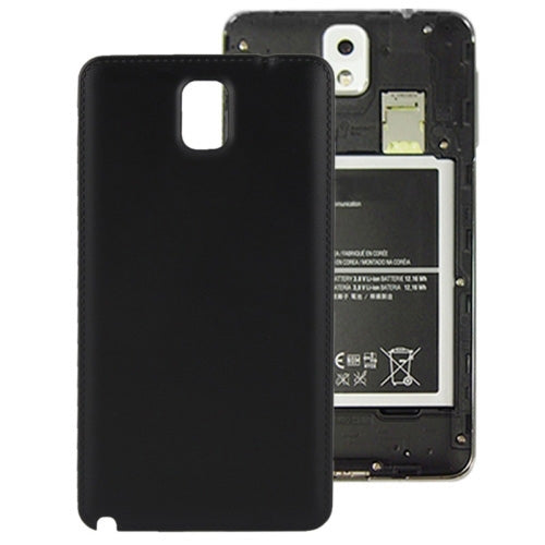 For Galaxy Note III / N9000 Plastic  Battery Cover (Black) - Galaxy Note Series Parts by buy2fix | Online Shopping UK | buy2fix