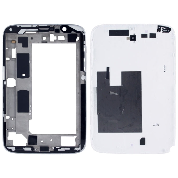 For Galaxy Note 8.0 / N5100 High Quality Full Housing  Chassis (Front Frame + Back Cover) (White) - Galaxy Note Series Parts by buy2fix | Online Shopping UK | buy2fix